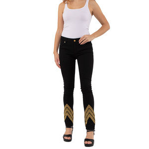 Super Fine Pants Women size 26 Black